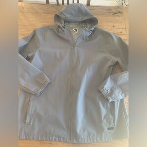 Voyager Full Zip‎ Hooded Rain Wind Jacket Gray Men’s XL Preloved